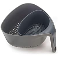 Los mejores  - Joseph Joseph Nest Colador Doble Cesta- Gris- 21 x 21 x 11.5 cm- 2 Unidades